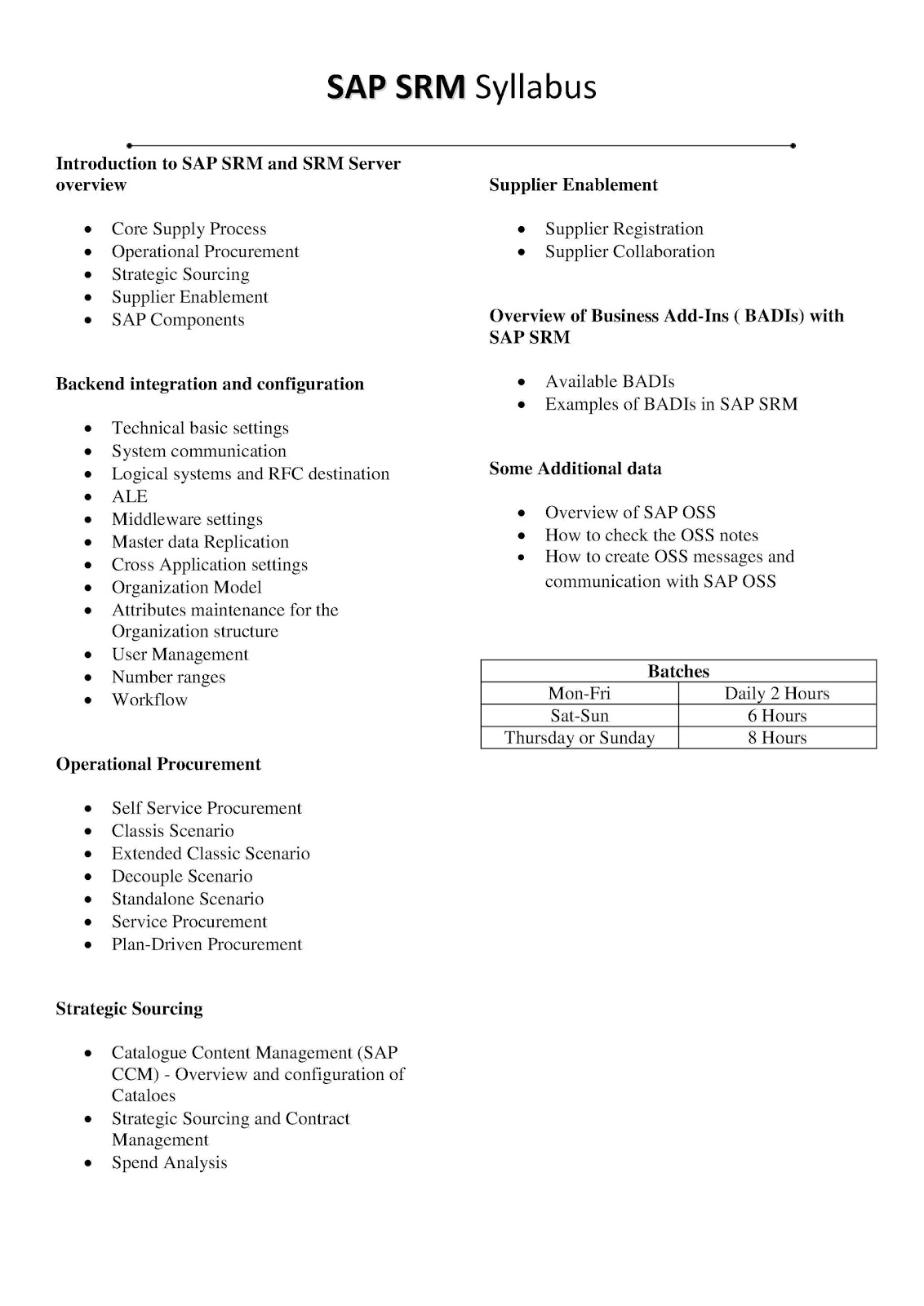 sap crm resume samples