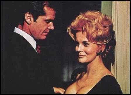 Jack Nicholson y Ann Margret en Conocimiento carnal (1971)