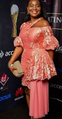 Pink Asoebi Styles with Lace