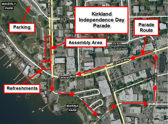 Seattle USSVI Base Reminder Kirkland Independence Day Parade
