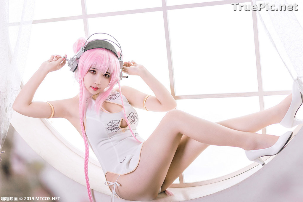 Image [MTCos] 喵糖映画 Vol.050 - Chinese Cute Model - Lovely Pink-haired - TruePic.net - Picture-11