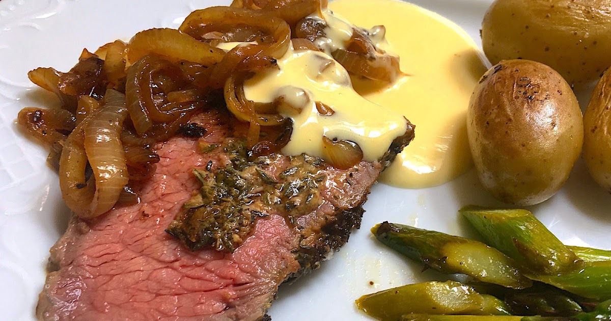 Roastbeef im Thymian-Senf-Mantel