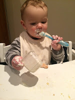 toddler eating weaning