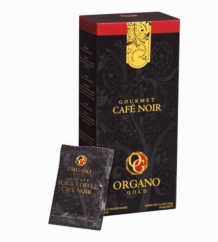 Gourmet Café Noir Black Coffee Organo Gold Cafe đen