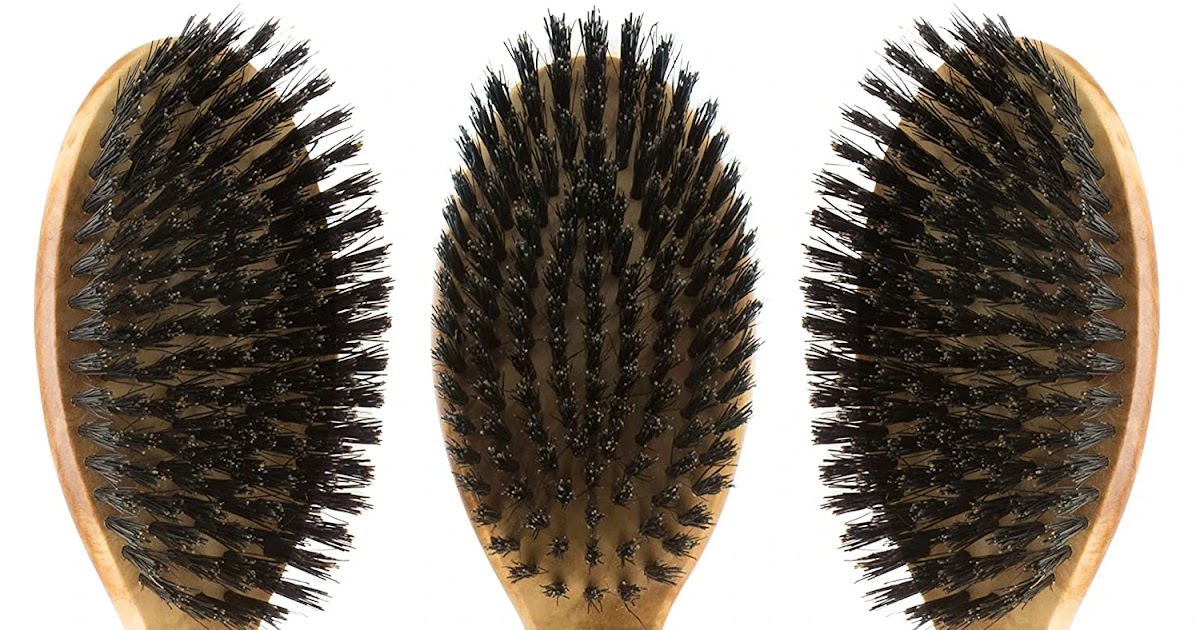 HairBrushy Shash Everyday Boar Bristle Hair Brush Firm