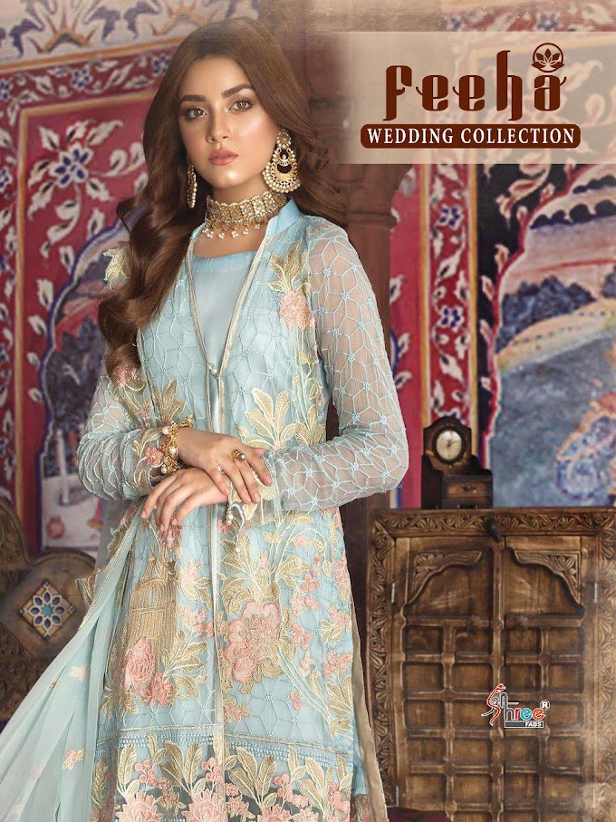 Shree fab Feeha Wedding Pakistani Suits collection