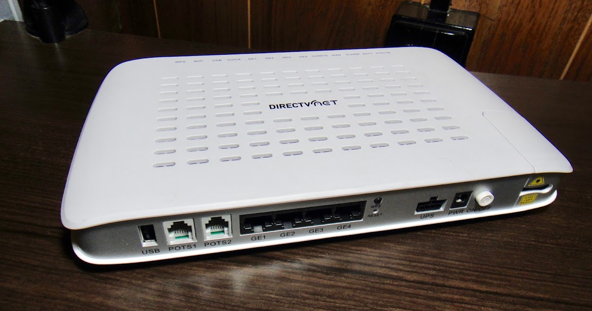 Modem Zhone Technologies zNIDGPON24xxA / DirecTV Fibra Argentina