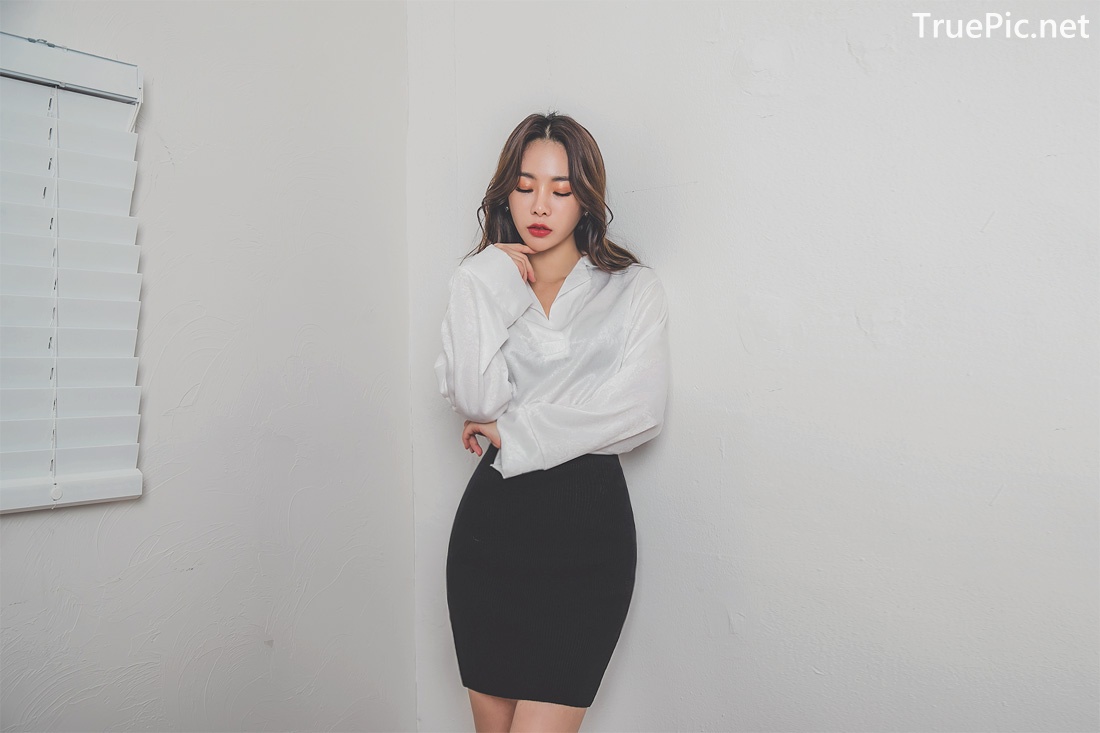 Image Korean Fashion Model - An Seo Rin - Office Dress Collection - TruePic.net - Picture-50
