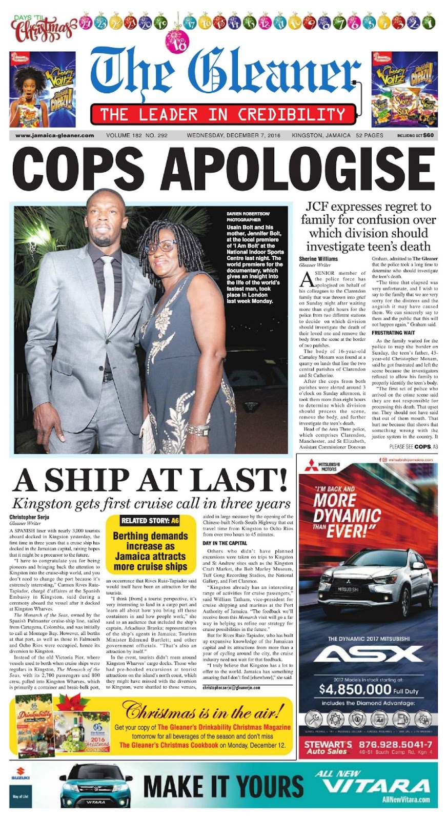 History Created As Pullmantur Ship Monarch Largest Ever Ship To Dock At The Port Of Kingston Sailed In