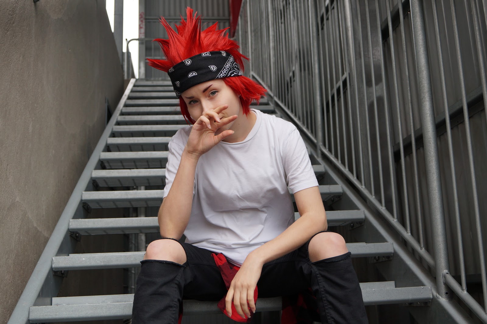 Mörkö vaatekaapissa Paras poju Kirishima casual photoshoot