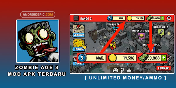 Zombie Age 3 Premium Mod Apk Terbaru [ Unlimited Money/Ammo ]