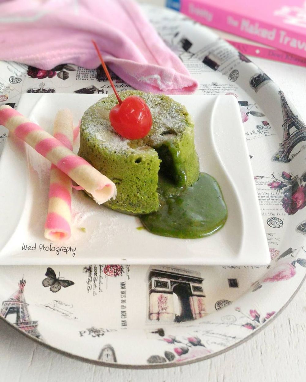 Green tea lava cake Katalog Resep Masakan
