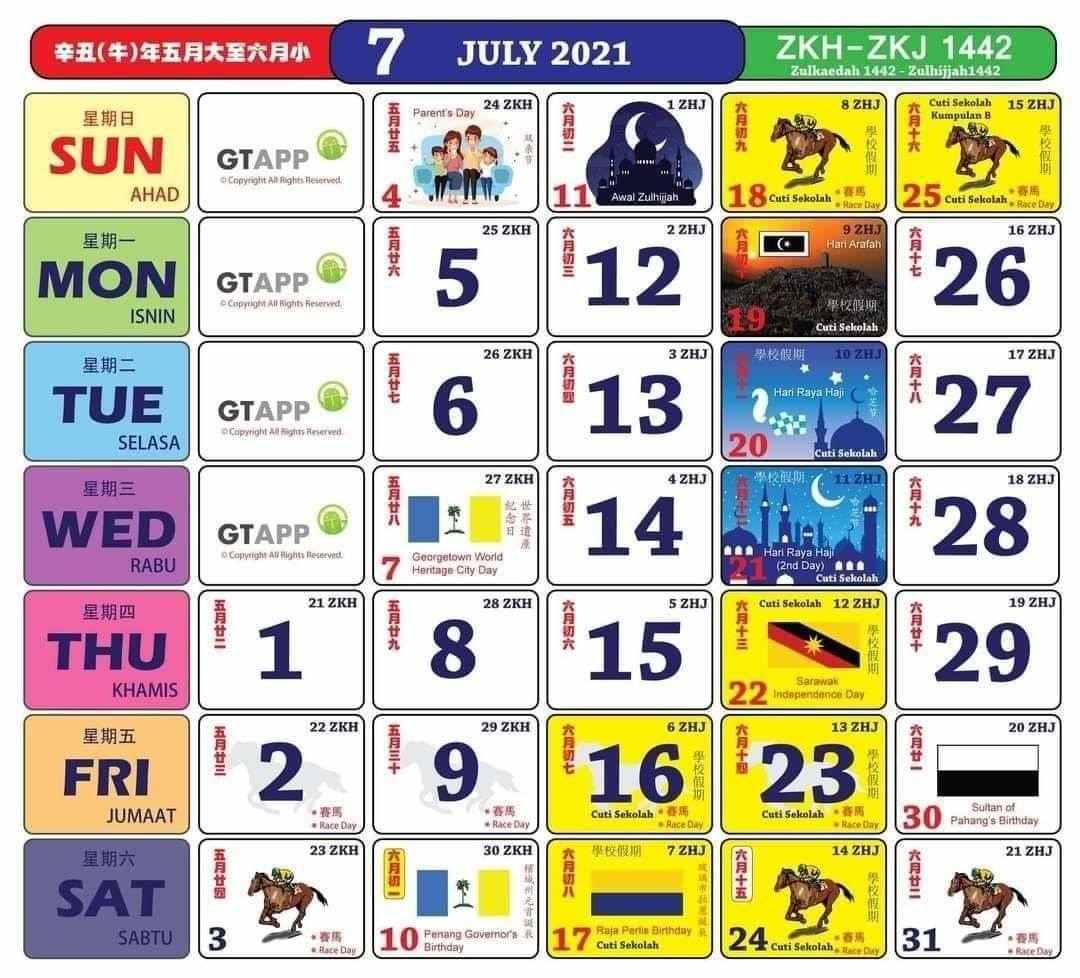 Kalendar Kuda Malaysia Tahun 2023 Download MY PANDUAN