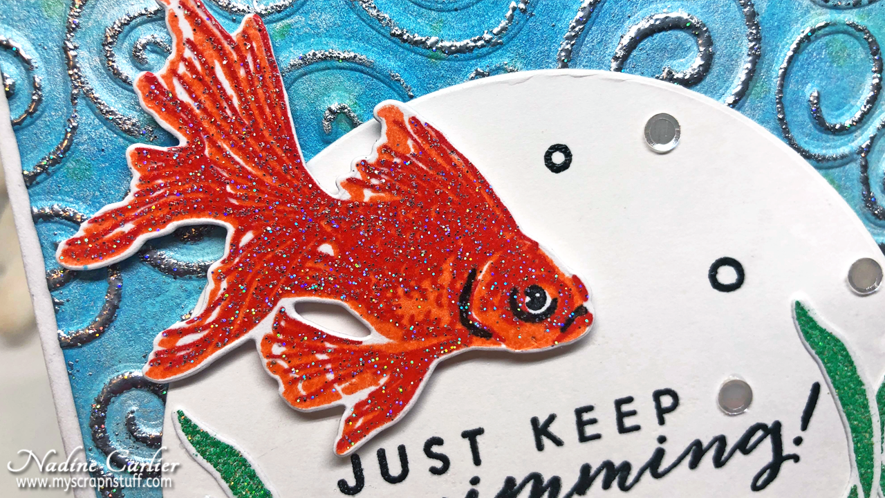 Embossing Techniques To Make A Cute Card Nadine Carlier