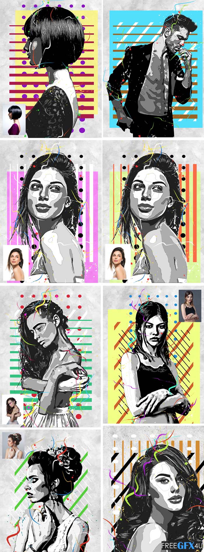 Mixed Art Photoshop Action