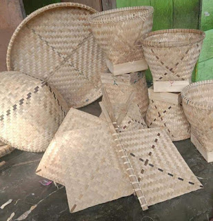 kerajinan tradisional dari bambu