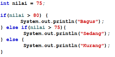 Struktur Kontrol Percabangan Pada Java | RodeBlog - Coding Galau