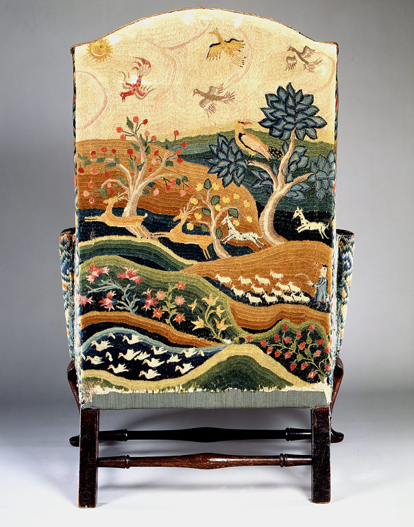 David Rhode Island Easy Chair Embroidery