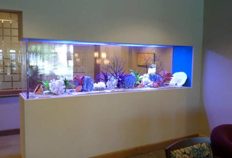 How to make wall aquarium and wall fish tank DIY
