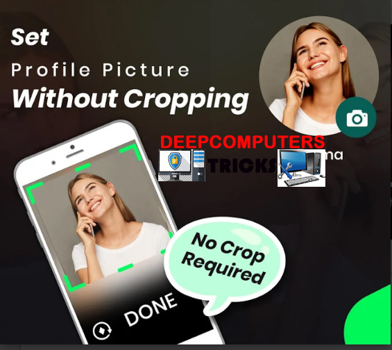 Set Whatsapp Profile Photo Without Cropping