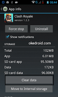 Pilih Clear Data Clash Royale Android Pilih Clear Data Clash Royale Android