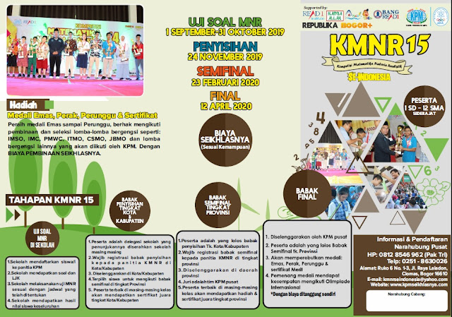 Latihan Soal Penyisihan Kmnr 2019 Sdit Arrahmah