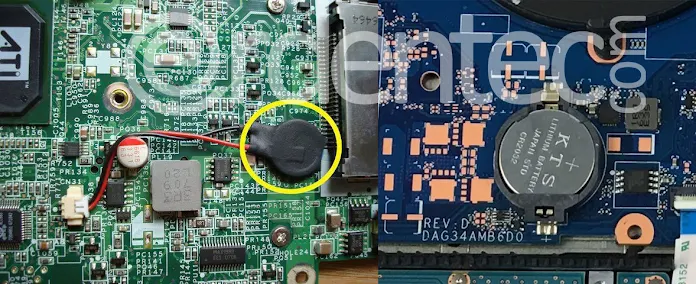 Take out the bios battery