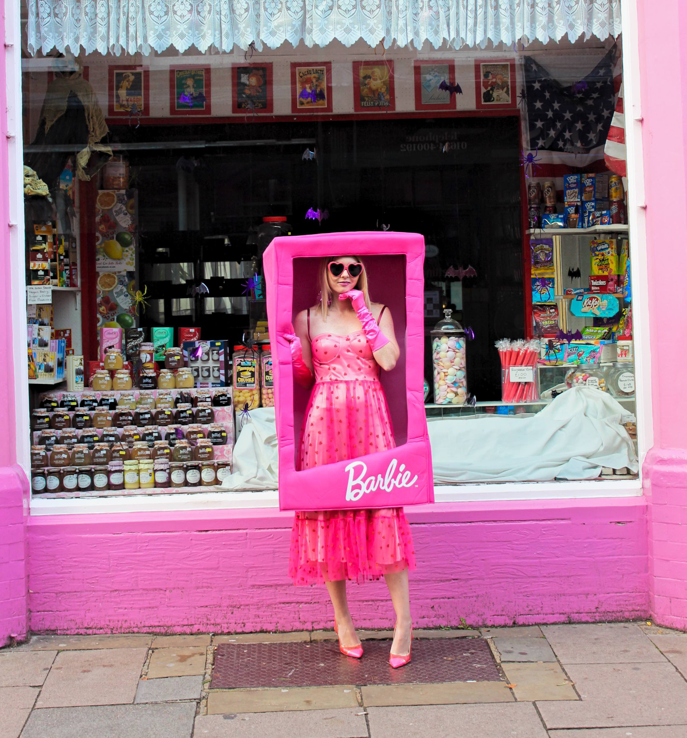 soinspo Halloween costume Barbie in a box!