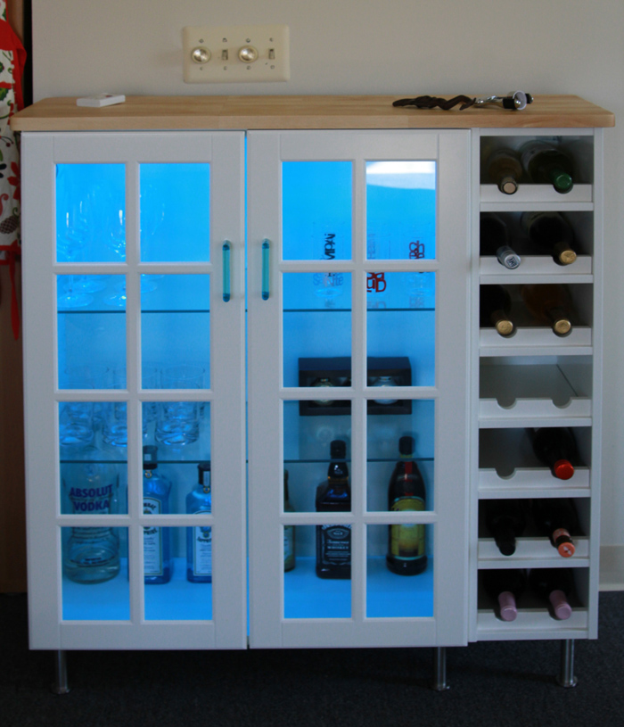 Bar Cabinet From Wall Cabinets Ikea Hackers Bloglovin