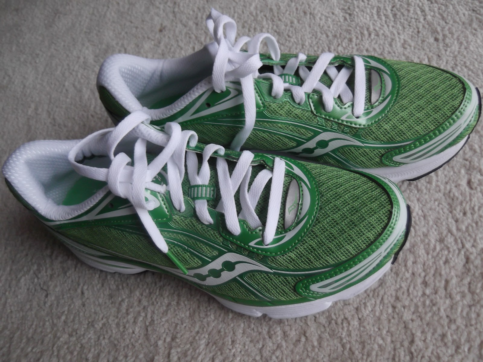 grey and lime green shoes