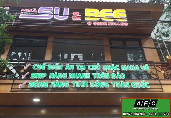 Thi công biển quảng cáo chữ nổi đẹp tại Phú Quốc