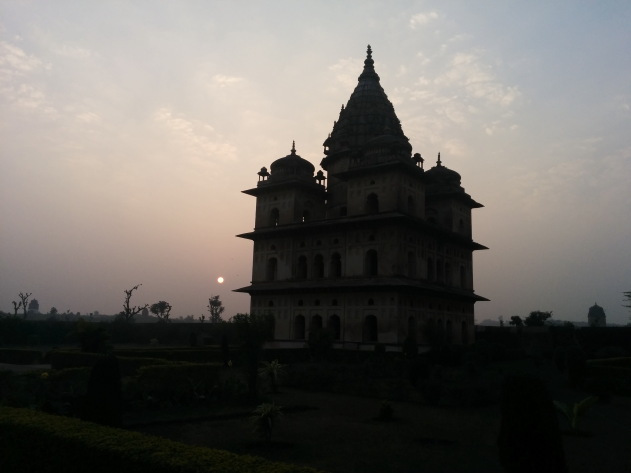 Silhoutte of Orchha Cenotaph