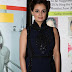 Bollywood Model Dia Mirza Stills In Black Dress