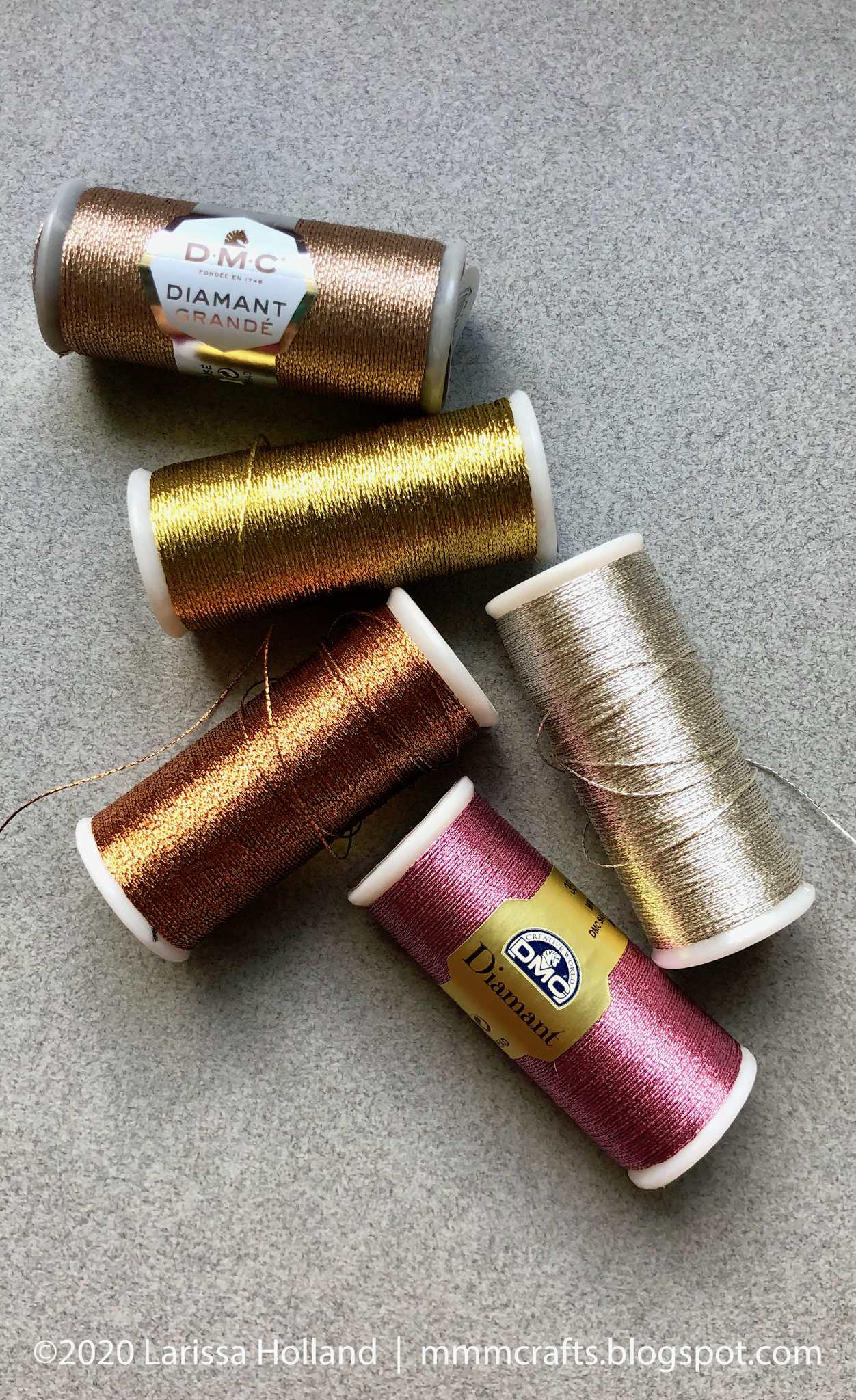 mmmcrafts: the skinny on metallic thread and flosses
