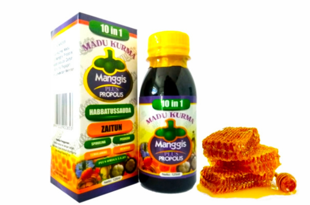 Jual Madu Kurma Manggis plus Propolis 10 in 1 Suplemen Anak Susah Makan