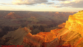 Grand Canyon South Rim Sunset colors