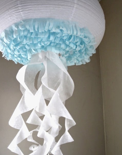 jellyfish paper lamps