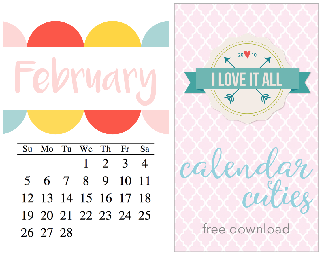 february calendar cutie free download