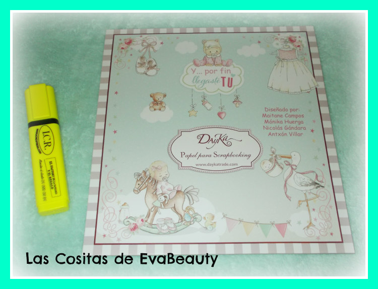 papel scrapbooking Dayka bebe niña papeleria y scrap amazon