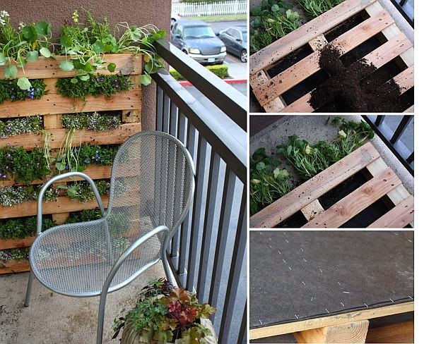 Recycle wooden pallets and turn them into home furnishings