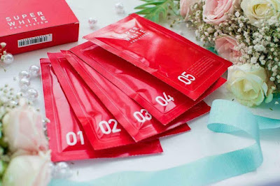 Tắm trắng super white swhite gồm 5 gói Tắm trắng super white swhite gồm 5 gói