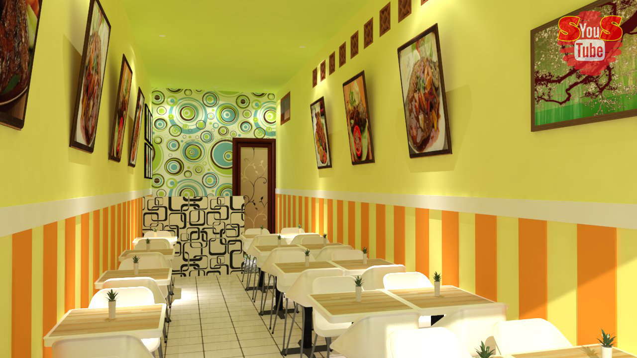 Berikut adalah contoh desain dari warung tradisional.