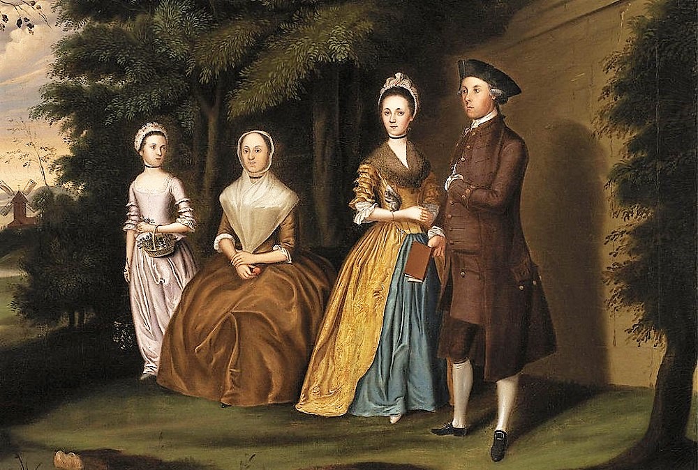 Women in 18C British Colonial America 1771 American Family The Wiley