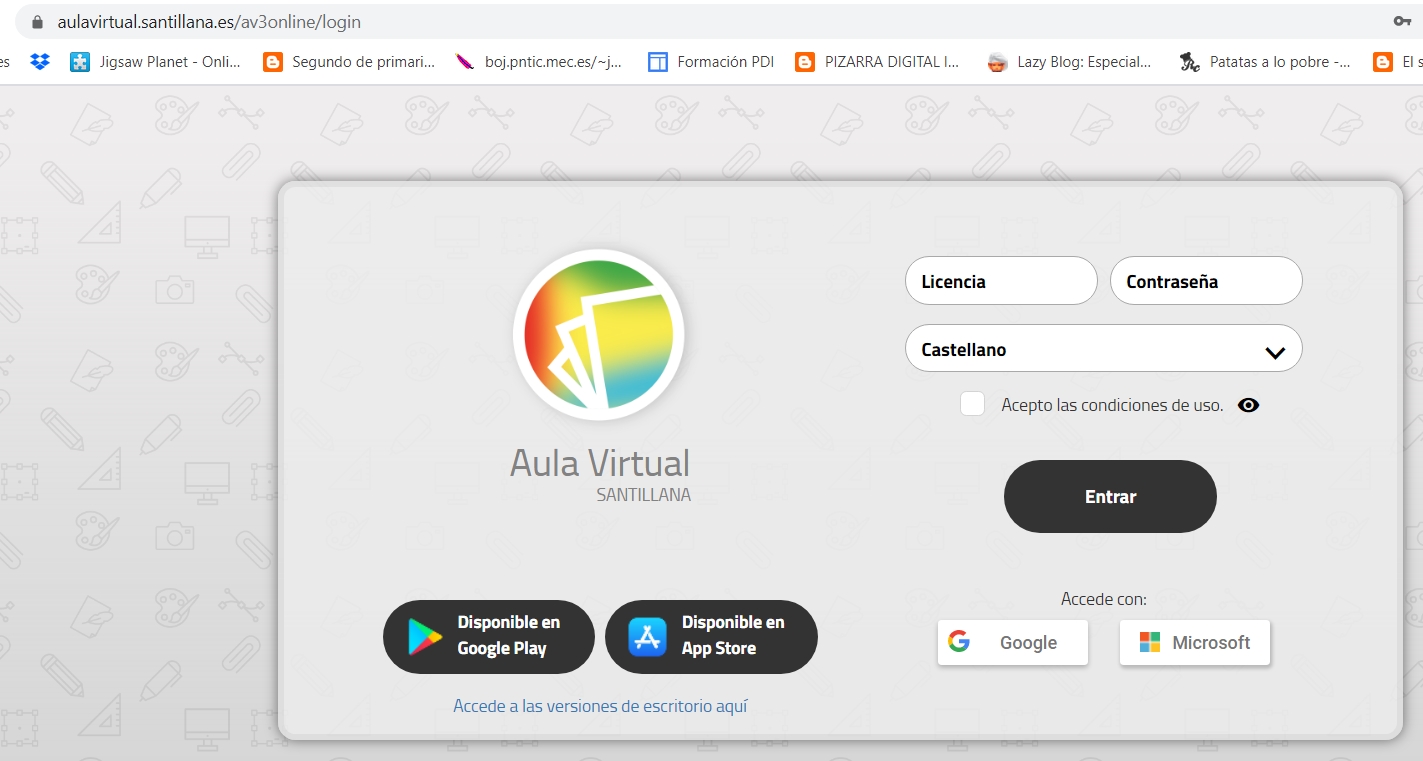 ¡INTERVENIR SIN INTERFERIR! ACCESO LIBROS DIGITALES SANTILLANA