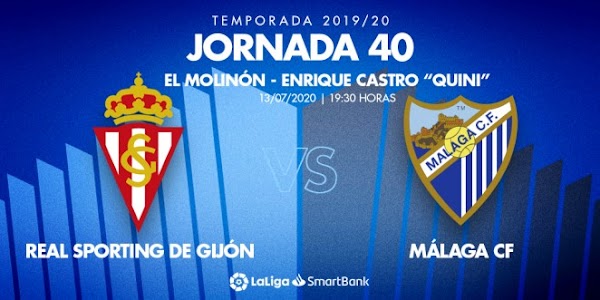 El Sporting - Málaga, el lunes 13 de julio a las 19:30 horas