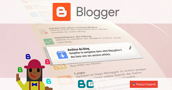 Blogger - Fiche technique du gadget BlogArchive