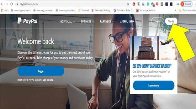 sign up in paypal account sign up in paypal account