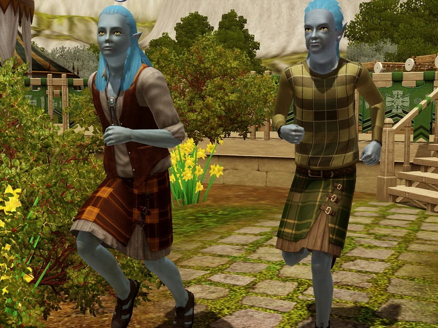 My Sims 3 Blog: Celtic Medieval Kilt by AsIs
