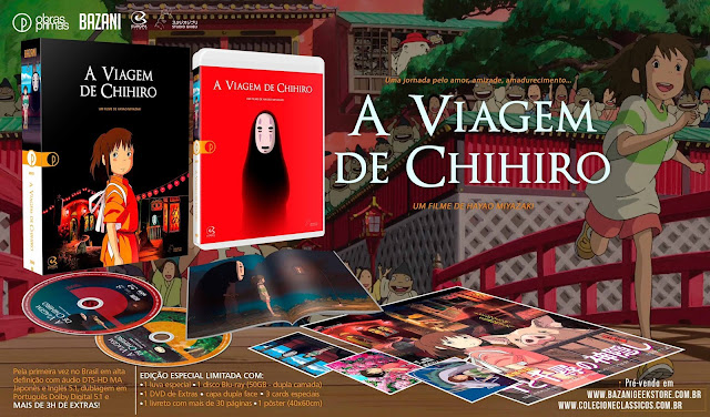 A Viagem de Chihiro ganha DVD edição de colecionador no Brasil