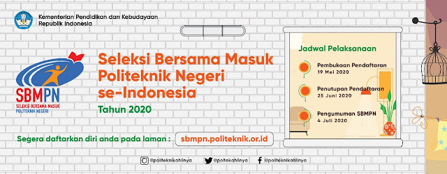  Seleksi Bersama Masuk Politeknik Negeri  Dirjen Vokasi Kemendikbud: Daftar SBMPN 2020 Berdasarkan Minat dan Bakat